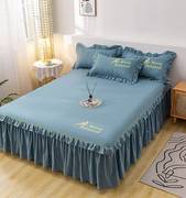 床裙式床罩单件防尘保护套1.5m1.8米2床笠床单防滑床套罩全棉