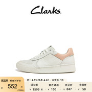 clarks其乐女士春夏，时尚潮流拼色平底运动鞋潮流，舒适休闲板鞋