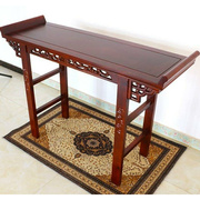 明清中式实木条几条案供桌雕刻靠墙桌婚庆桌奇石国学雕花玄关桌