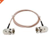 BNC Male to BNC Male Right Angle RG179 Coaxial Cable HD SDI