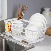 塑料碗碟沥水置物架厨房，用品大全神器放碗架水槽，餐具碗筷收纳盒