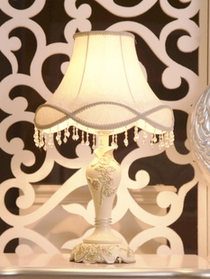 欧式台灯客厅茶几装饰灯书房遥控插电式可调节亮度卧室床头灯暖光