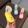 儿童雨鞋男童女童雨靴防滑1-3婴幼宝宝水鞋幼儿园加绒四季通用