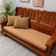 定制实木沙发坐垫红木沙发垫海绵垫，新中式老木椅可拆洗防滑垫子