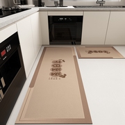 蒸蒸日上厨房地垫硅藻泥现代简约吸水防滑脚垫子防污抑菌厨房地毯