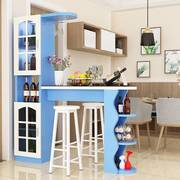 家用吧台桌简约现代欧式客厅玄关柜可移动靠墙厨房隔断柜酒柜