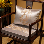 新中式坐垫椅子垫子秋冬红木，圈椅垫茶，椅垫座垫绒布餐桌椅垫防滑垫