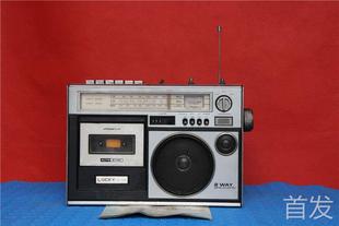 二手收录机台湾产幸福牌，trc-916f收录机录音机磁带机收音机..