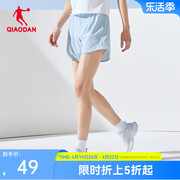 中国乔丹运动短裤女2024夏季宽松梭织，裤女士裤子透气运动健身