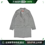 99新未使用香港直邮maxmara女士灰色大衣60862959-600-007
