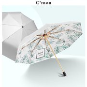 cmon细叶专业防晒伞女太阳伞，遮阳防紫外线，复古超轻晴雨伞折叠两用