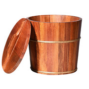 30斤15kg红木米桶，缅甸花梨木装米桶大果紫檀储米箱家用米缸面桶