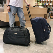 拉杆包旅游包男女手提旅行袋大容量行李包登机箱包轻便短途旅行包