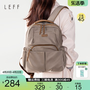 leff牛津帆布双肩，包女2024春夏季大容量背包14寸笔记本电脑包