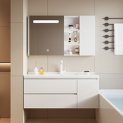 智能浴室柜陶瓷一体盆洗脸池洗手盆，柜组合现代简约卫生间洗漱台