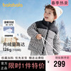 巴拉巴拉男童羽绒服，小童宝宝加厚外套冬装2023童装，儿童亲子装