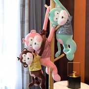 猴小礼物猴子毛绒玩具送玩偶公仔长臂布娃娃小猴子抱枕女孩可爱吊