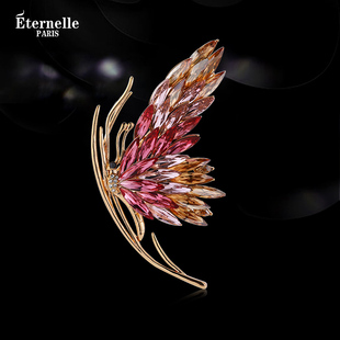 法国Eternelle原创设计胸针2024蝴蝶胸花高档轻奢母亲节礼物