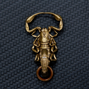 吾蟲原创手工钥匙扣铜霸气昆虫蝎子钥匙挂件吊坠包包挂饰挂坠