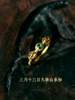九华山护身金刚杵古法中式国风，原创设计幸运指环，女转运珠戒指礼物