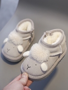 儿童雪地靴冬季女童保暖鞋男童，加绒棉靴宝宝，软底学步鞋婴儿鞋