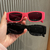 Jennie同款玫红色甜酷防晒遮阳墨镜ins拍照网红眼镜凹造型太阳镜