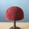 初冬季男女款帽耳上短款手工帽土豆夫人原创纯羊毛短针瓜皮帽