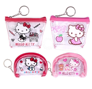 Hello Kitty透明零钱包半圆/造型三丽鸥 凯蒂猫 钱包 小物 收纳