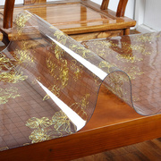 欧式桌布防水防油防烫免洗隔热长方形茶几餐桌，垫水晶板塑料软玻璃