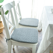 全棉四季通用餐椅垫简约北欧家用屁垫椅子护臀坐垫办公室加厚
