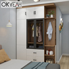 okyeah衣柜简约现代组装卧室整体，衣橱定制大衣柜，定制北欧组合衣柜