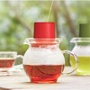hario日本耐热玻璃泡茶壶，泡茶水杯创意，高帽盖煮茶包可微波tth