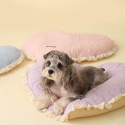 狗狗垫子四季通用爱心型夹棉垫子防滑开放式猫窝保暖趴趴垫宠物床