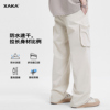 XAKA复古美式多口袋工装裤男潮牌情侣直筒休闲裤运动宽松速干长裤