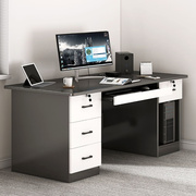 台式电脑桌办公专用带抽屉，组合家用简约卧室，学生简约写字办公桌子
