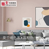 莫兰迪色系墙纸 北欧纯色素色卧室客厅ins风格浅粉脏粉灰粉色壁纸