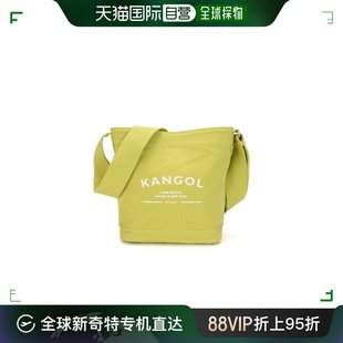 韩国直邮Kangol 通用款女包 BIO BIO 帆布 斜挎包 3298 浅绿色