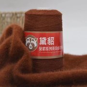 羊绒线貂绒线机织手编毛线围巾中细线