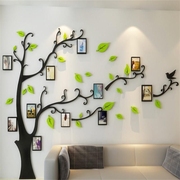 相框树照片墙亚克力立体3d墙贴客厅餐厅电视沙发背景墙小清新装饰