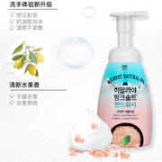 韩国进口安宝笛蓓缦喜马拉雅粉盐泡沫洗手液保湿护肤水果香250ml