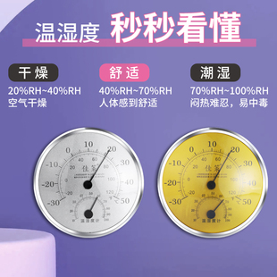 室内温度计家用高精度婴儿客厅温湿度计精准好看创意摆件温湿度表