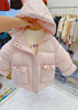 2022年韩版女童棉衣冬季收口袖加厚棉服，儿童冬装保暖粉色外套