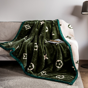 冬季拉舍尔毛毯双层加厚床上家用单双人(单双人，)绒毯子航空珊瑚绒沙发盖毯