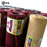 汽车PVC丝圈脚垫喷丝地毯用品手裁丝圈卷材9米长加厚单色