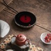 iqs艾玛诗电陶炉超薄高奢禅意，茶道复古日式创意，家用圆形电磁茶炉