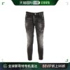 香港直邮dsquared2d二次方黑色棉，男士牛仔长裤s71lb0587-s3035