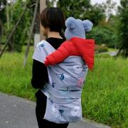 老式背带四川传统后背背巾宝宝，婴儿背薄贵州外出款背袋简易云南式
