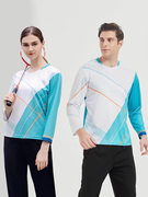羽毛球服套装男女款运动服速干长袖长裤乒乓球比赛训练服定制