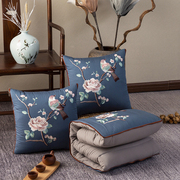 中国风刺绣两用抱枕被靠垫，枕头被午休空调，被沙发办公室新中式装饰