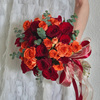 新娘手捧花球结婚礼，鲜花速递广州上海花店同城送花中欧式高档真花